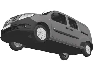 Mercedes-Benz Citan Dualiner 109 CDI (2012) 3D Model preview