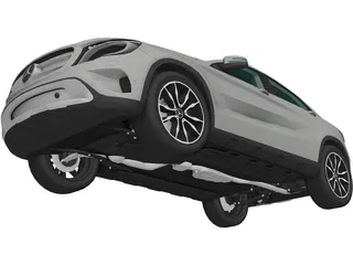 Mercedes-Benz GLA-Class GLA220 CDI 4Matic (2014) 3D Model preview