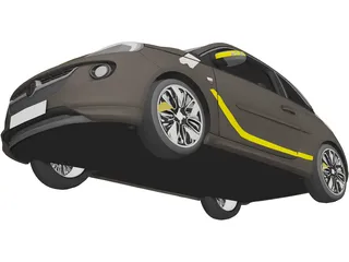 Opel Adam (2013) 3D Model preview