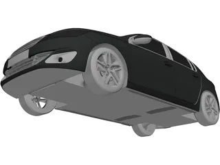 Peugeot 308 (2014) 3D Model preview
