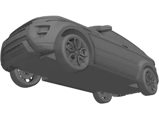 Range Rover Evoque Coupe (2011) 3D Model preview