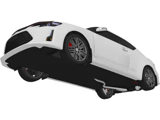 Scion tC (2014) 3D Model preview