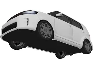 Scion xB (2013) 3D Model preview