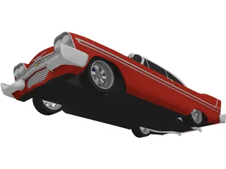 Plymouth Fury Supercharged (1958) 3D Model preview