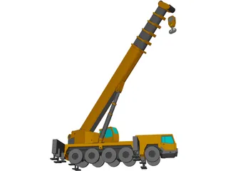 All Terrain Crane 3D Model preview