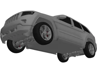 Jeep Grand Cherokee 3D Model preview