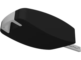 Electronic Car Key 3D Model preview