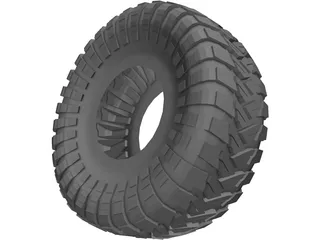 Maxxis Trepador Tire 3D Model preview