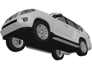Toyota Land Cruiser Prado (2010) 3D Model preview