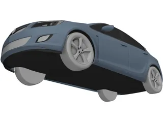 Opel Astra (2011) 3D Model preview