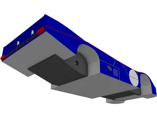 Porsche 956 Body 3D Model preview