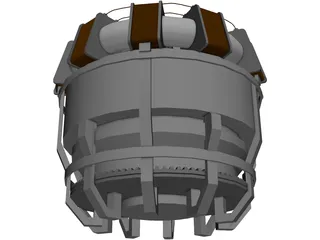 Iron Man Arc Reactor 3D Model preview
