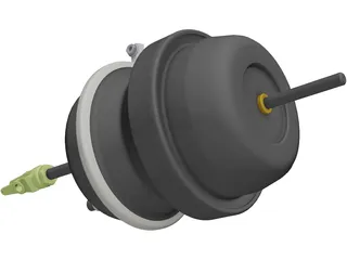 Brake Air Chamber 3D Model preview