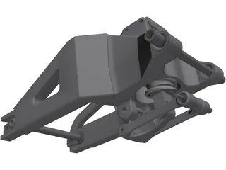 Honda CBR600RR Swingarm 3D Model preview