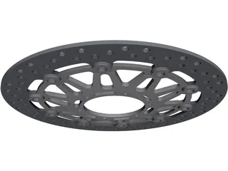 Honda CBR929/954RR Brake Disk 3D Model preview