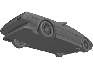 DMC DeLorean (1980) 3D Model preview