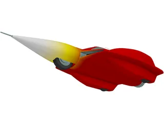Turbo Sonic Concept 3D Model preview