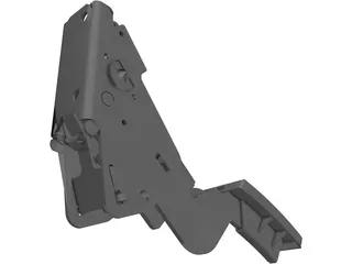 Brake Pedal 3D Model preview