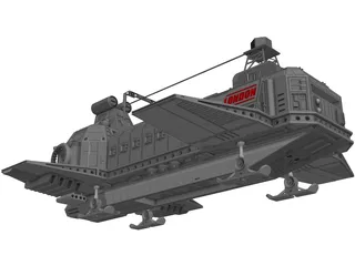 London Transport Ship 3D Model preview