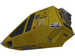 Star Trek Workbee 3D Model preview