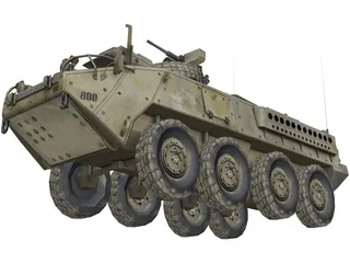 Stryker ICV 3D Model preview
