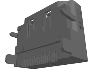 HDMI Connector 3D Model preview