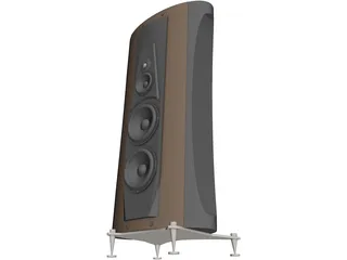 Speaker High End 3D Model preview