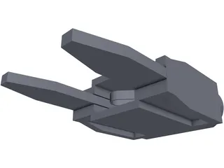 Micro Blade Fuse 3D Model preview