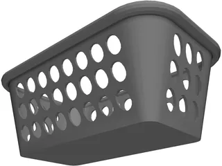 Platic Basket 3D Model preview