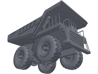 Caterpillar Mine Truck 3D Model preview