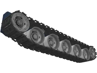 Caterpillar Unit 3D Model preview