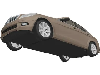 Mercedes-Benz C-Class (2008) 3D Model preview