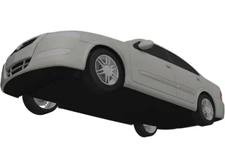 Renault Scala (2010) 3D Model preview