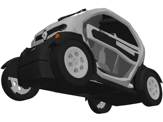 Renault Twizy (2011) 3D Model preview