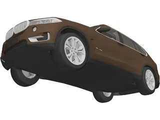 BMW X5 F15 (2014) 3D Model preview