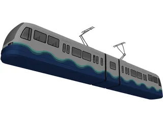 Sound Transit Light Rail 3D Model preview
