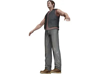 Daryl Dixon 3D Model preview
