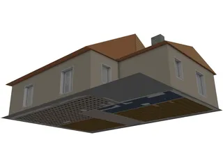 Little House 3D Model preview