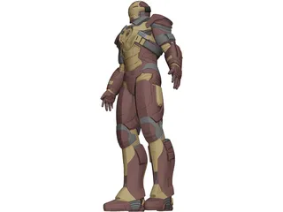 Iron Man Heartbreaker 3D Model preview