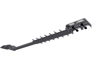 Lowbed Trailer 3D Model preview