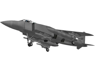 Hawker Siddeley P.1154 Royal Navy 3D Model preview