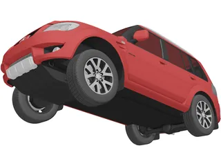 Mitsubishi Pajero 4x4 3D Model preview