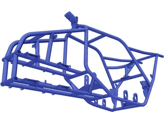 Frame ATV Chassis 3D Model preview