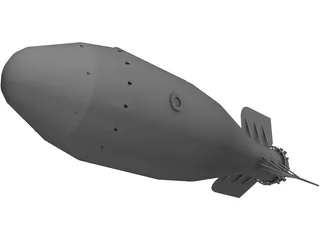 Tsar Bomba 3D Model preview