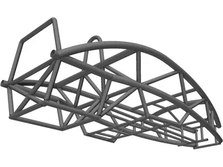 Ariel Atom 2 Chassis 3D Model preview