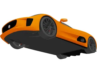 Jaguar C-X75 Concept 3D Model preview
