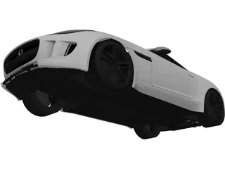 Jaguar F-Type Coupe (2014) 3D Model preview