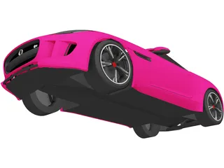 Jaguar F-Type R (2015) 3D Model preview