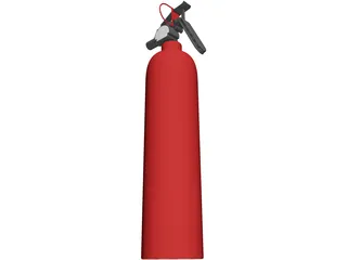 Fire Extinguisher 3D Model preview