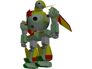 Keroro Robo Mk-II 3D Model preview